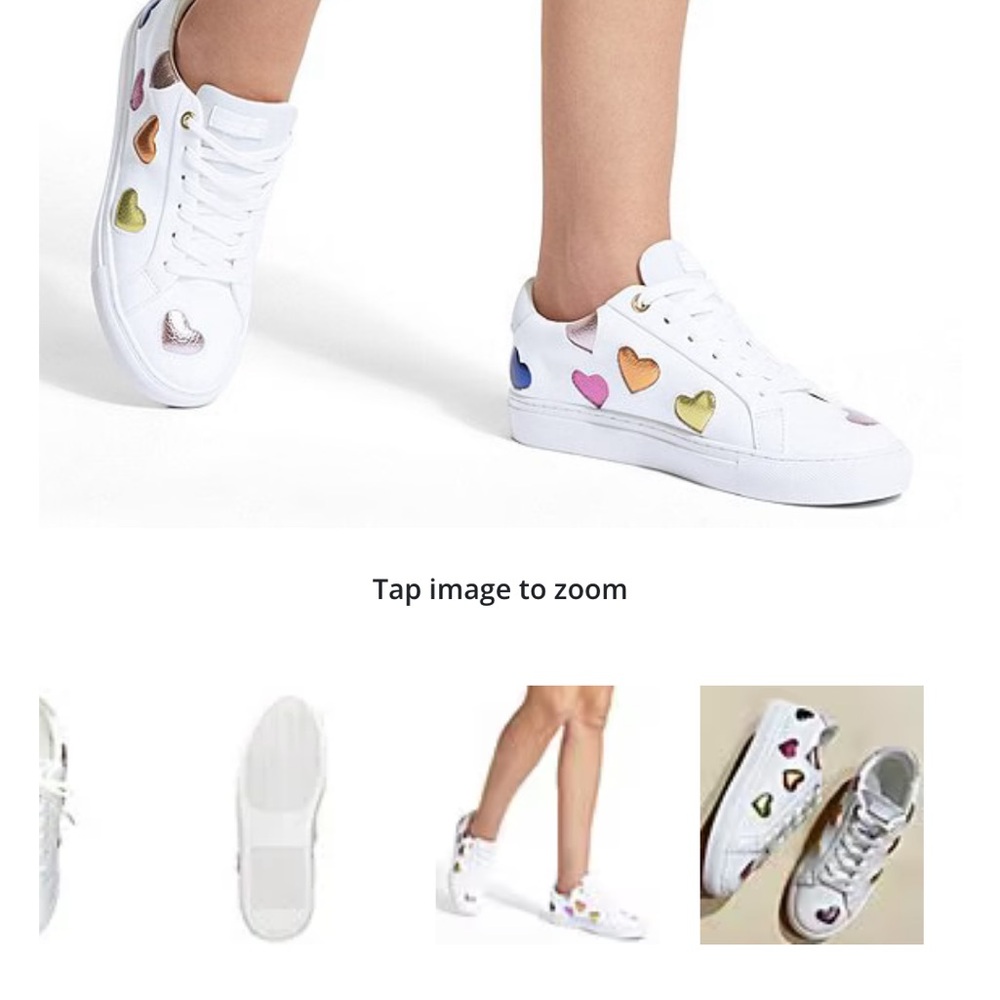 Kurt Geiger London Colorful Heart leather Women's Sneakers